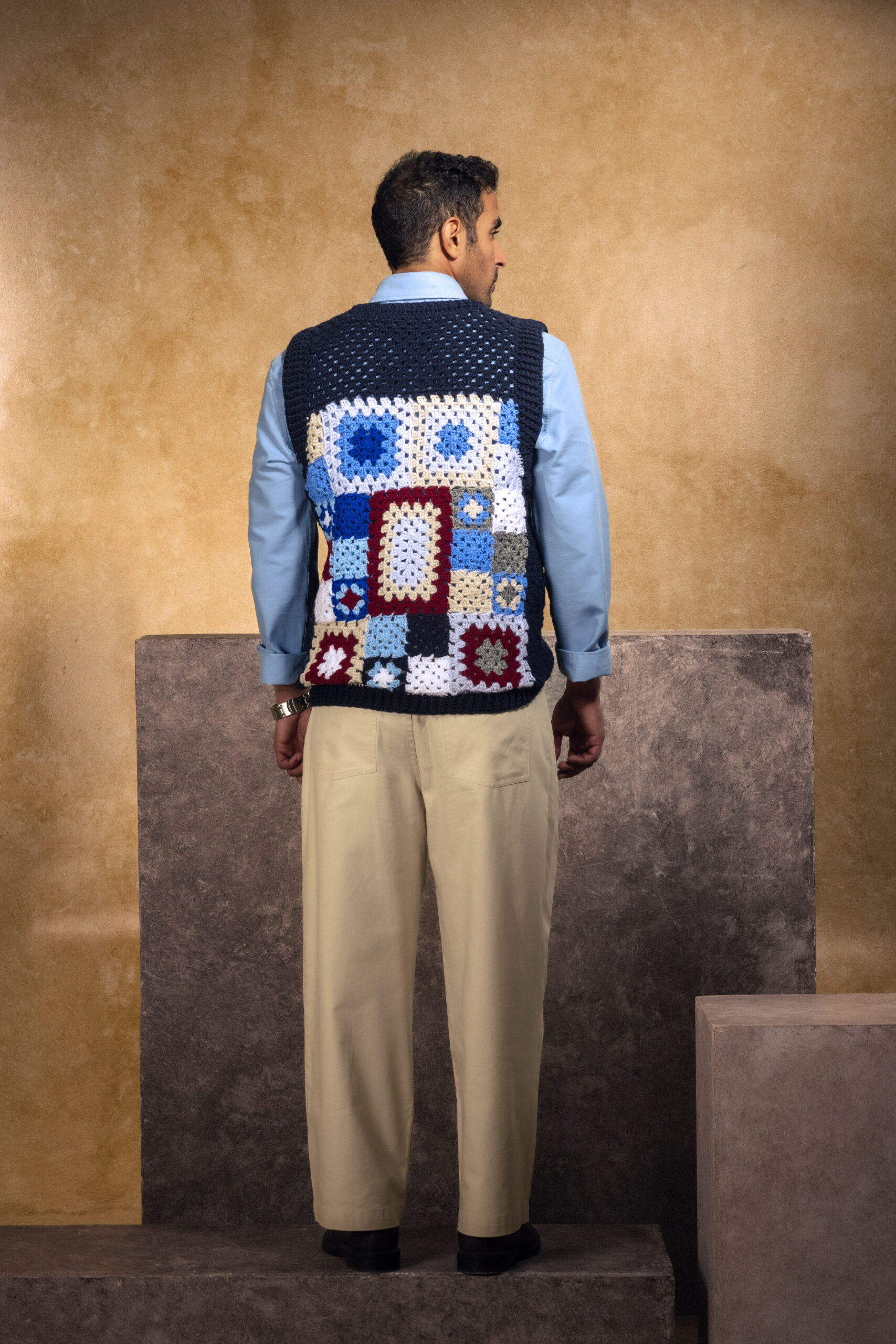 Timeless Squares Vest - Image 5